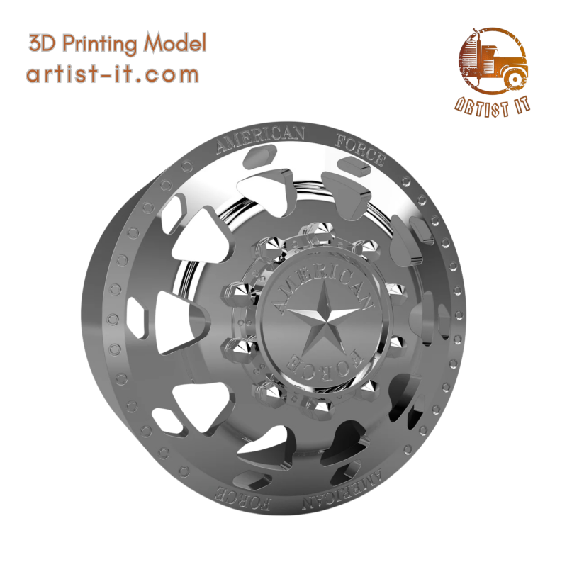 AMERICAN FORCE J04 BLOCK DRW WHEEL 3D MODEL 3D Baskı Modeli .c4d .max .obj .3ds .fbx .stl .blend