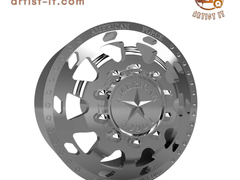 AMERICAN FORCE J04 BLOCK DRW WHEEL 3D MODEL 3D Print Model