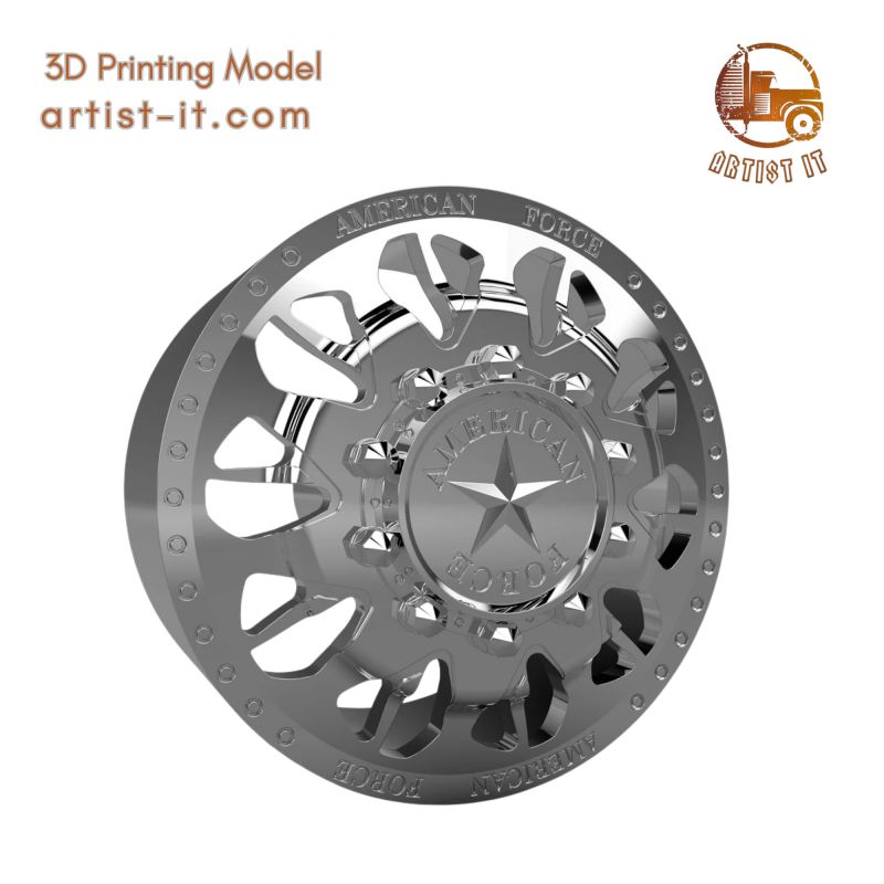 AMERICAN FORCE N10 COMMANDER DRW WHEEL 3D MODEL 3D Baskı Modeli .c4d .max .obj .3ds .fbx .stl .blend