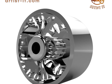 AMERICAN FORCE N10 COMMANDER DRW WHEEL 3D MODEL 3D Baskı Modeli