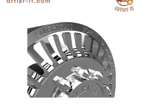 AMERICAN FORCE N11 LEGION DRW WHEEL 3D MODEL 3D 프린트 모델