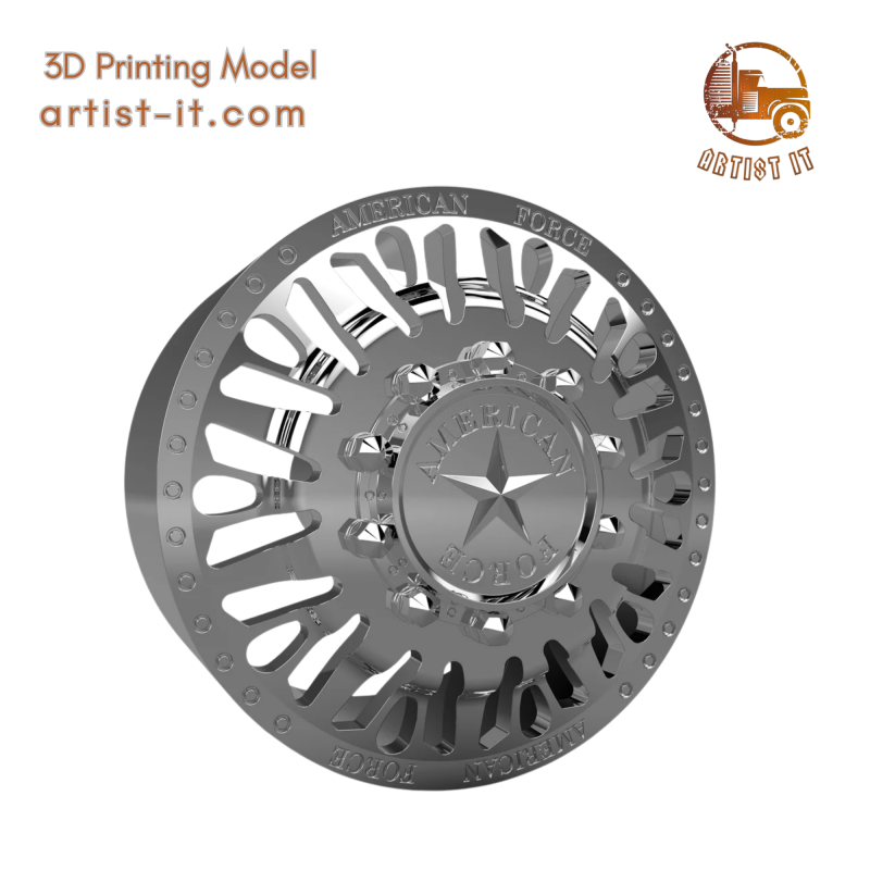 AMERICAN FORCE N12 BRAWN DRW WHEEL 3D MODEL 3D 프린트 모델 .c4d .max .obj .3ds .fbx .stl .blend 