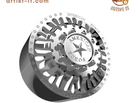 AMERICAN FORCE N12 BRAWN DRW WHEEL 3D MODEL 3D 프린트 모델