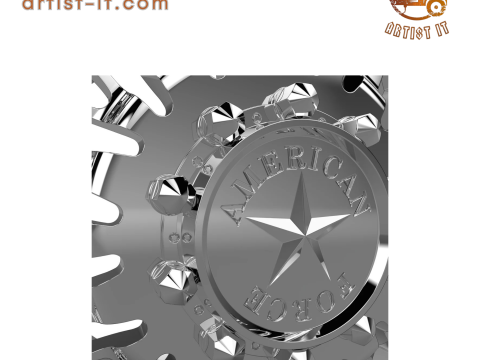 AMERICAN FORCE N12 BRAWN DRW WHEEL 3D MODEL 3D 프린트 모델