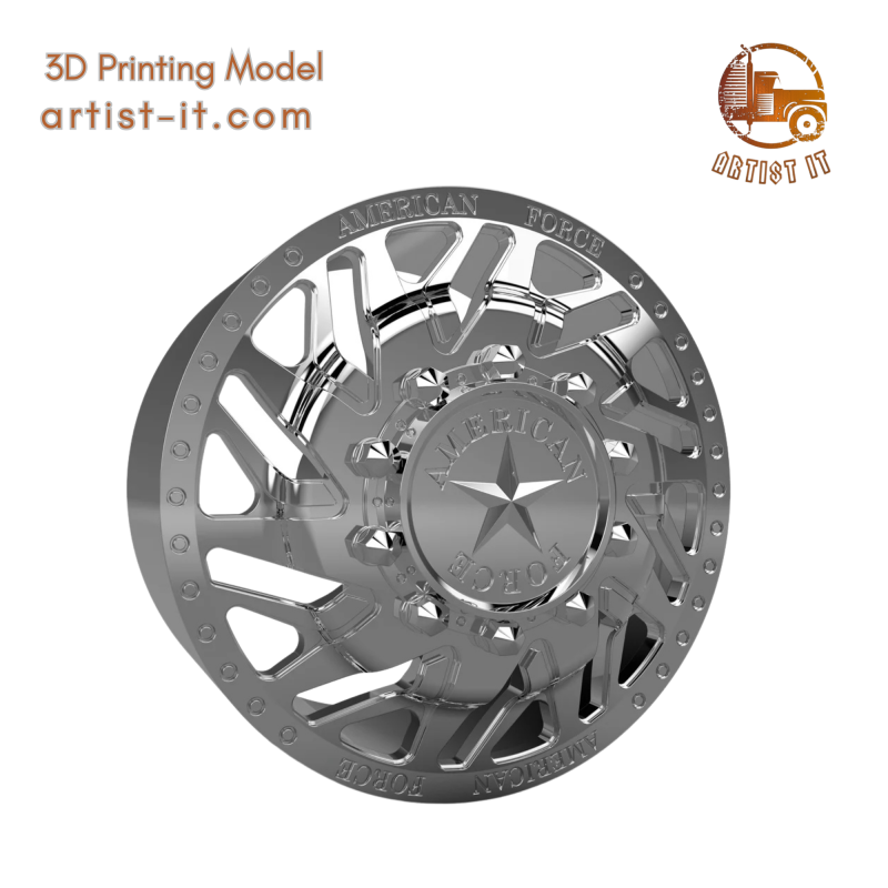 AMERICAN FORCE N13 DERANGE DRW WHEEL 3D MODEL 3D Принт Модель .c4d .max .obj .3ds .fbx .stl .blend 