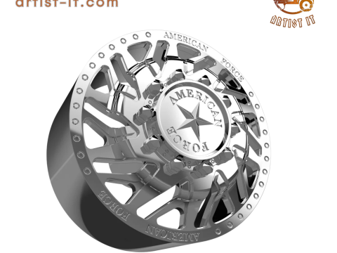 AMERICAN FORCE N13 DERANGE DRW WHEEL 3D MODEL 3D Принт Модель