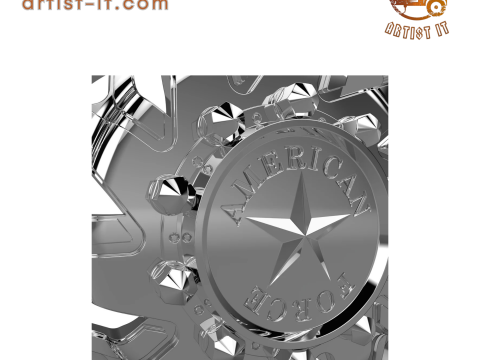 AMERICAN FORCE N13 DERANGE DRW WHEEL 3D MODEL 3D Принт Модель