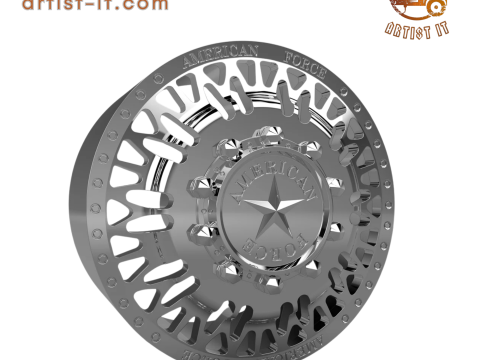 AMERICAN FORCE N16 SHOVE DRW WHEEL 3D MODEL Modelo de impresión 3D