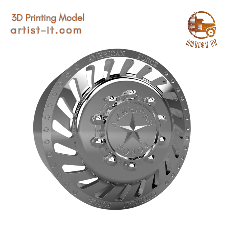 AMERICAN FORCE N17 VADER DRW WHEEL 3D MODEL 3D Druckmodell .c4d .max .obj .3ds .fbx .stl .blend 