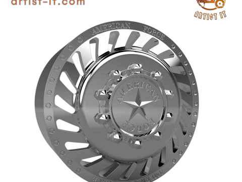 AMERICAN FORCE N17 VADER DRW WHEEL 3D MODEL 3D printmodel