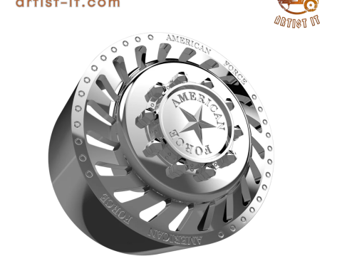 AMERICAN FORCE N17 VADER DRW WHEEL 3D MODEL 3D Druckmodell