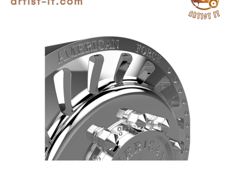 AMERICAN FORCE N17 VADER DRW WHEEL 3D MODEL 3D Druckmodell