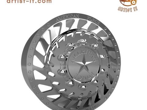 AMERICAN FORCE N18 CUTLASS DRW WHEEL 3D MODEL 3D Baskı Modeli