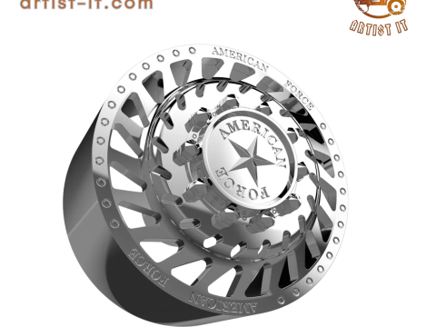 AMERICAN FORCE N18 CUTLASS DRW WHEEL 3D MODEL 3D प्रिंट मॉडल