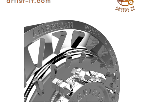 AMERICAN FORCE N18 CUTLASS DRW WHEEL 3D MODEL 3D प्रिंट मॉडल