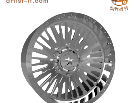 AMERICAN FORCE CK04 SPECTRUM CC WHEEL 3D MODEL Modelo de impresión 3D