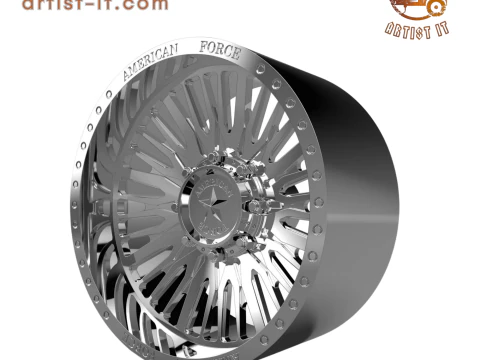 AMERICAN FORCE CK04 SPECTRUM CC WHEEL 3D MODEL 3D Print Model