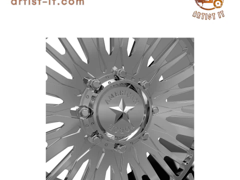 AMERICAN FORCE CK04 SPECTRUM CC WHEEL 3D MODEL 3D Print Model