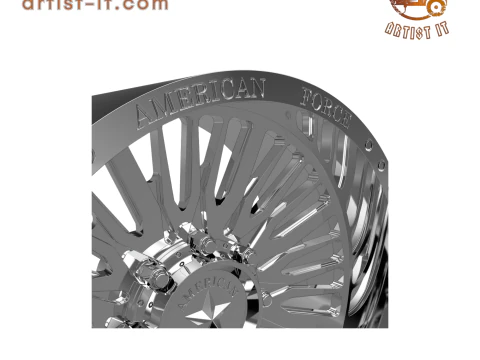 AMERICAN FORCE CK04 SPECTRUM CC WHEEL 3D MODEL 3D Print Model