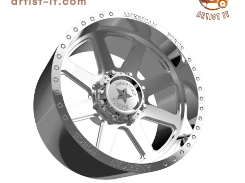 AMERICAN FORCE CK11 RIDGE CC WHEEL 3D MODEL 3D Print Model