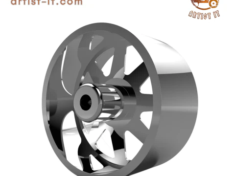 AMERICAN FORCE CK11 RIDGE CC WHEEL 3D MODEL 3D Print Model
