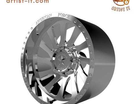 AMERICAN FORCE CKH33 TORQ CC WHEEL 3D MODEL 3D Принт Модель