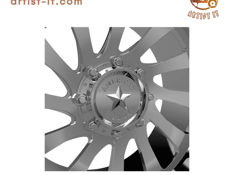 AMERICAN FORCE CKH33 TORQ CC WHEEL 3D MODEL 3D Принт Модель