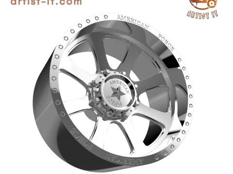 AMERICAN FORCE CKH34 CERBERUS CC WHEEL 3D MODEL 3D Print Model
