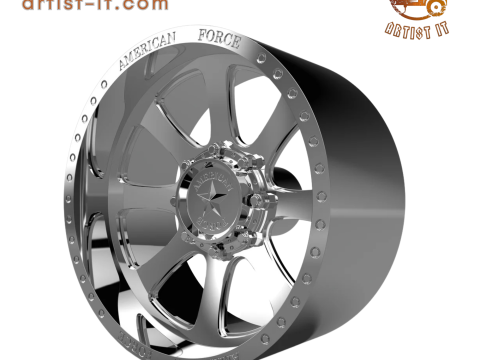 AMERICAN FORCE CKH34 CERBERUS CC WHEEL 3D MODEL 3D Print Model
