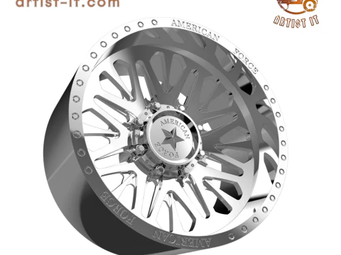 AMERICAN FORCE CKH36 BLASTER CC WHEEL 3D MODEL 3D Print Model