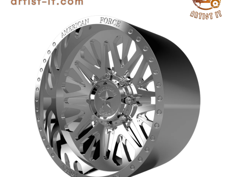 AMERICAN FORCE CKH36 BLASTER CC WHEEL 3D MODEL 3D Baskı Modeli