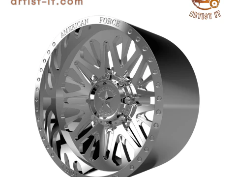 AMERICAN FORCE CKH36 BLASTER CC WHEEL 3D MODEL 3D Print Model