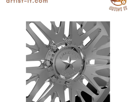AMERICAN FORCE CKH36 BLASTER CC WHEEL 3D MODEL 3D Print Model