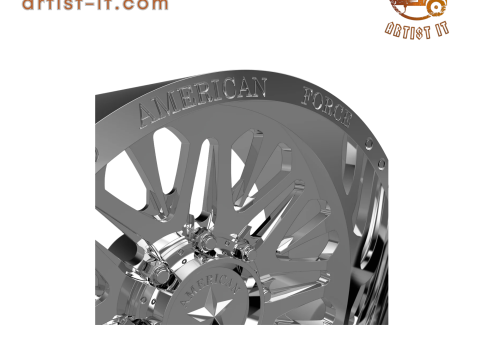 AMERICAN FORCE CKH36 BLASTER CC WHEEL 3D MODEL 3D Baskı Modeli