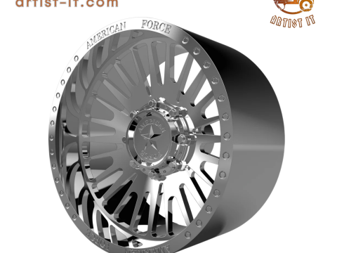 AMERICAN FORCE CKH37 NEXUS CC WHEEL 3D MODEL 3D Druckmodell