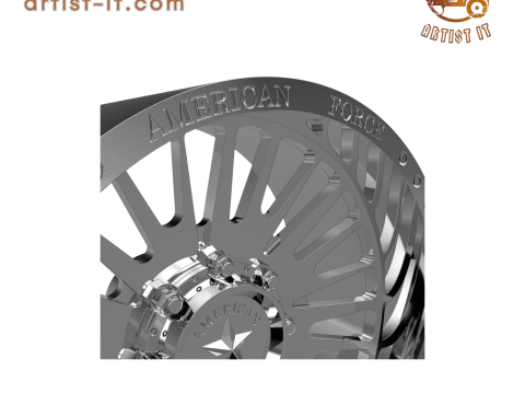 AMERICAN FORCE CKH37 NEXUS CC WHEEL 3D MODEL 3D Druckmodell