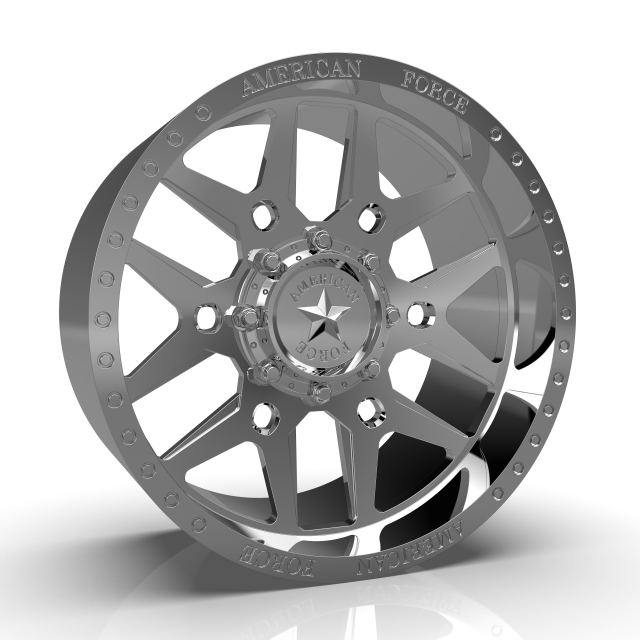 AMERICAN FORCE CKH38 BATTLE CC WHEEL 3D MODEL 3D Print Model .c4d .max .obj .3ds .fbx .stl .blend 