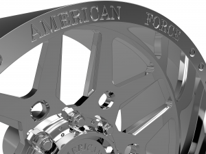 AMERICAN FORCE CKH38 BATTLE CC WHEEL 3D MODEL 3D Print Model