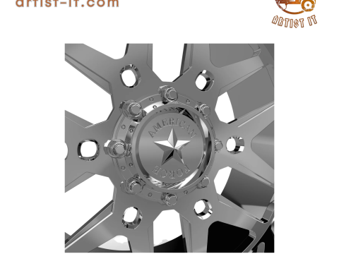 AMERICAN FORCE CKH38 BATTLE CC WHEEL 3D MODEL 3D 打印模型
