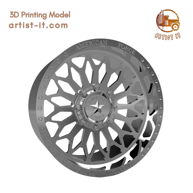 AMERICAN FORCE CKH39 CROOK CC WHEEL 3D MODEL 3D 打印模型 .c4d .max .obj .3ds .fbx .stl .blend 