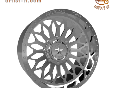 AMERICAN FORCE CKH39 CROOK CC WHEEL 3D MODEL 3D 打印模型