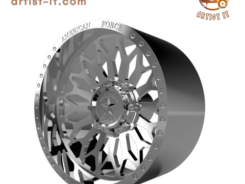 AMERICAN FORCE CKH39 CROOK CC WHEEL 3D MODEL 3D 打印模型