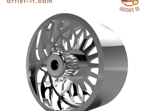 AMERICAN FORCE CKH39 CROOK CC WHEEL 3D MODEL 3D 打印模型