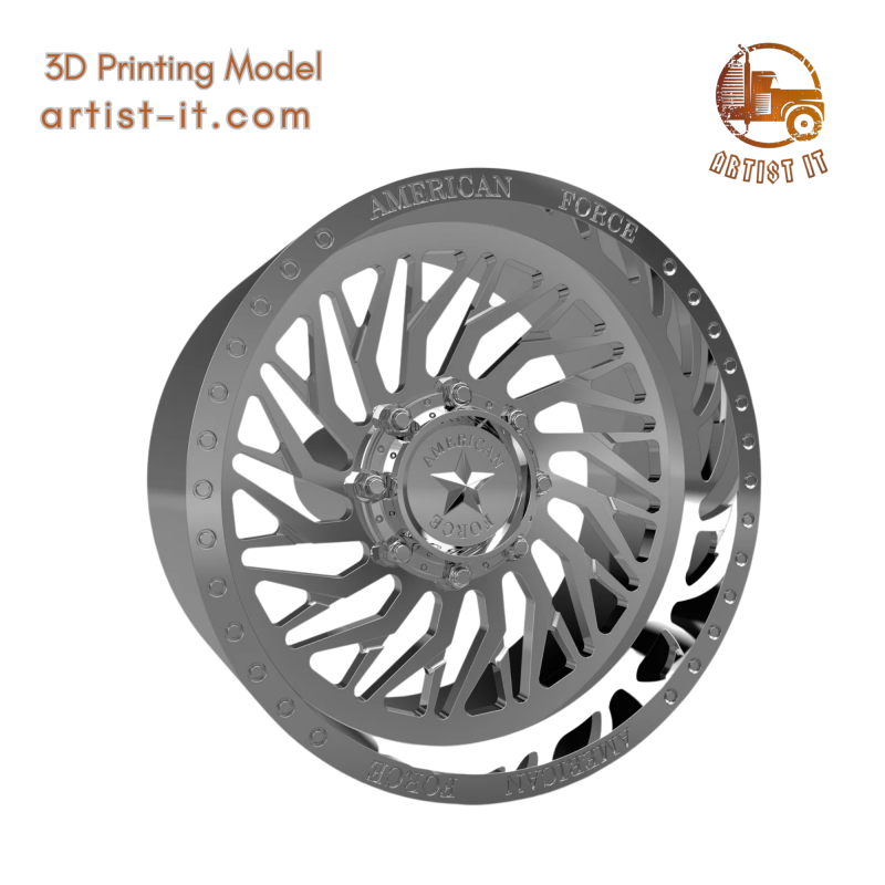 AMERICAN FORCE CKH40 SWANG CC WHEEL 3D MODEL 3D 打印模型 .c4d .max .obj .3ds .fbx .stl .blend