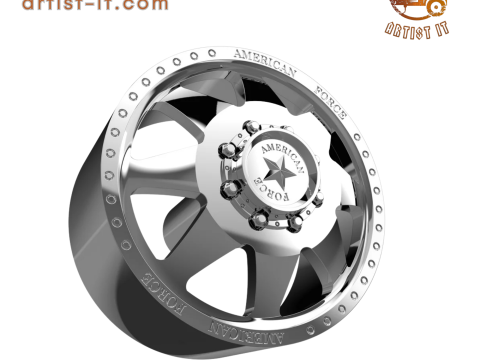 AMERICAN FORCE DB02 MONUMENT DBO WHEEL 3D MODEL 3Dプリントモデル
