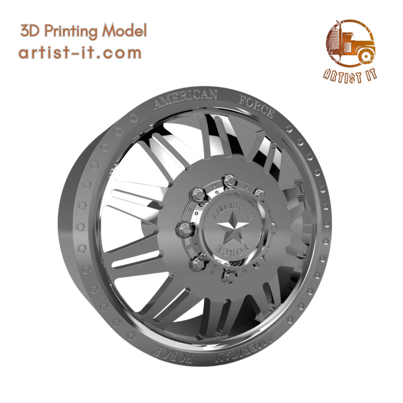 AMERICAN FORCE DB04 CLUTCH DBO WHEEL 3D MODEL 3Dプリントモデル .c4d .max .obj .3ds .fbx .stl .blend