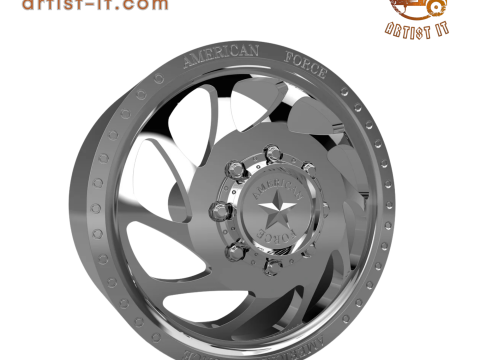 AMERICAN FORCE DB05 WAVE DBO WHEEL 3D MODEL 3D 打印模型