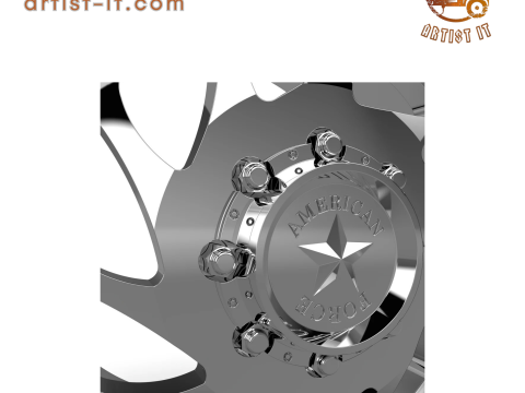 AMERICAN FORCE DB05 WAVE DBO WHEEL 3D MODEL Modelo de impresión 3D