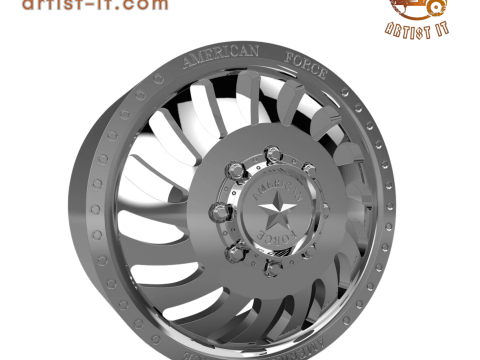 AMERICAN FORCE DB06 WAVE DBO1WHEEL 3D MODEL Modèles 3D en vedette