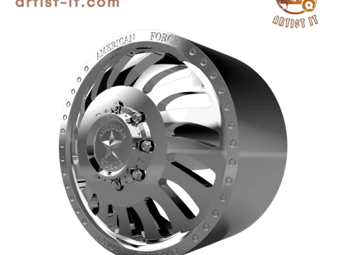 AMERICAN FORCE DB06 WAVE DBO1WHEEL 3D MODEL 3D Print Model